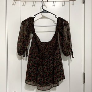 AE floral print blouse